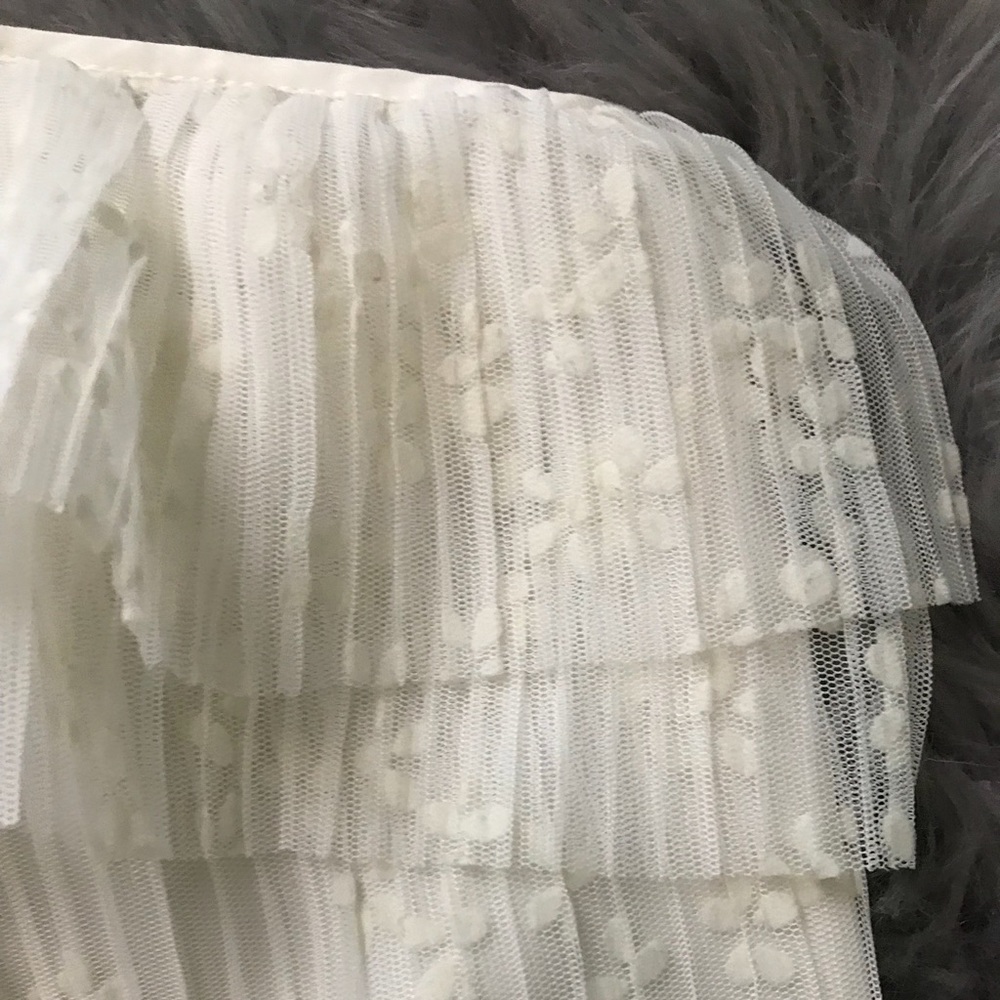 NWT J. Crew - Ivory Fluttery Lace Cami Size Medium - Picture 6 of 6